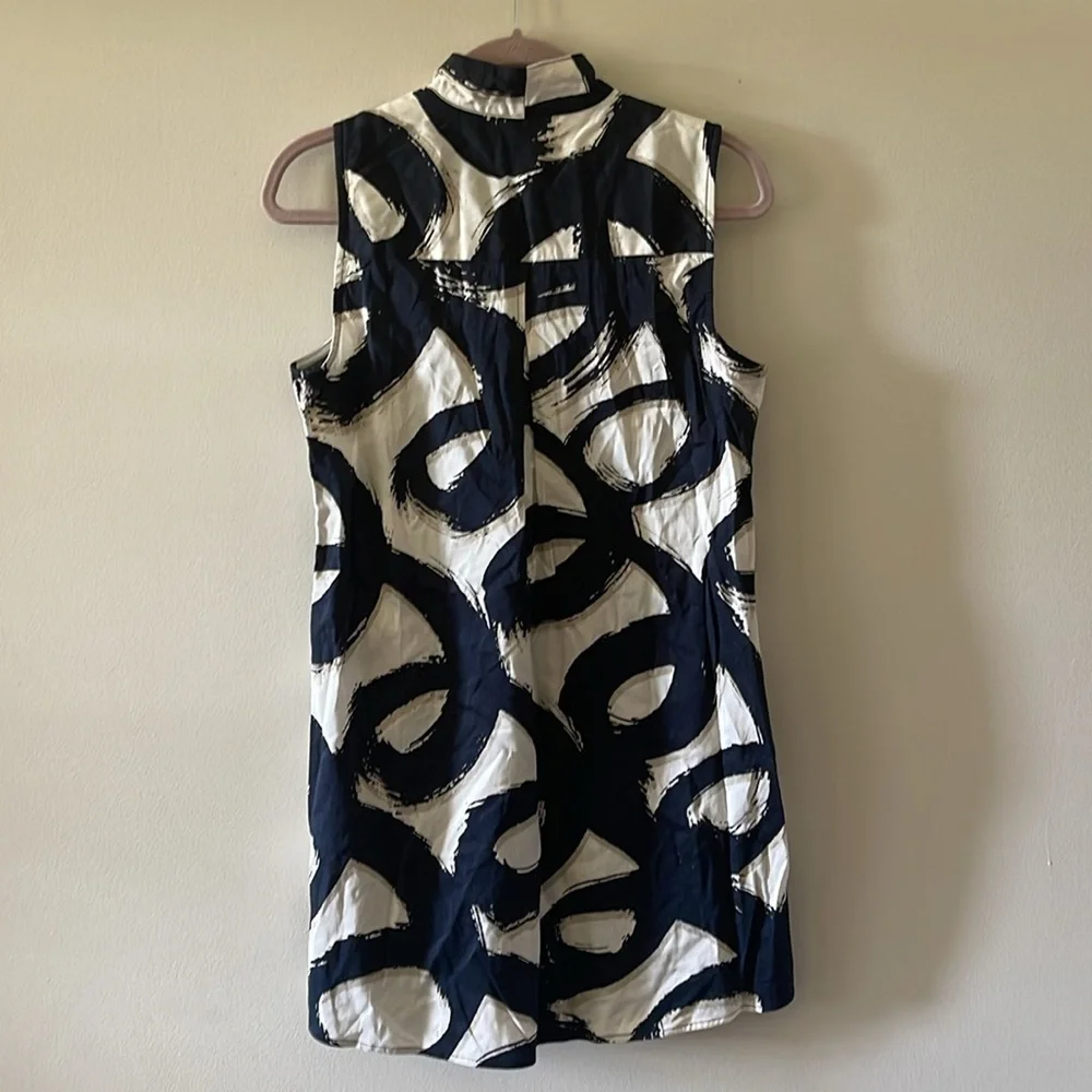 NIC + ZOE Squiggle print dress SZ PS - Picture 6 of 8